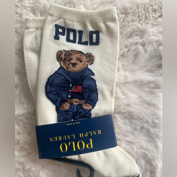 Polo Ralph Lauren Accessories - Ralph Lauren Women’s Polo Bear Socks NWT